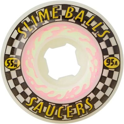 Santa Cruz Roues De Skateboard Saucers 55 mm/95A unisex - Publicité Santa Cruz Roues De Skateboard Saucers 55 mm/95A unisex - Publicité