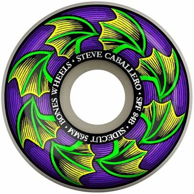 Bones Roues De Skateboard Caballero Bat Wings Sidecuts Skatepark Formula 56mm/84B unisex - Publicité Bones Roues De Skateboard Caballero Bat Wings Sidecuts Skatepark Formula 56mm/84B unisex - Publicité