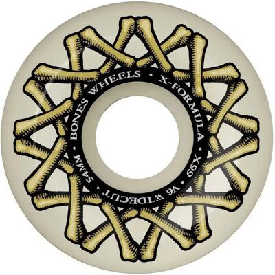 Bones Roues De Skateboard Widecuts V6 X-formula 56mm/99A unisex - Publicité Bones Roues De Skateboard Widecuts V6 X-formula 56mm/99A unisex - Publicité