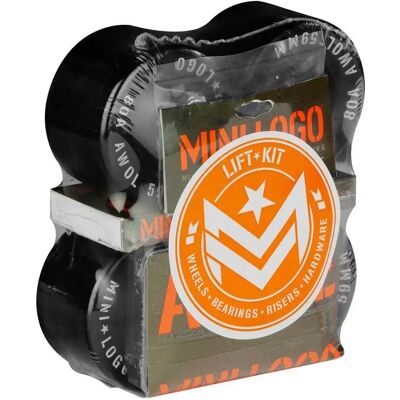 Mini Logo Roues De Skateboard Awol Lift Kit 59mm X 80 White 59mm unisex - Publicité Mini Logo Roues De Skateboard Awol Lift Kit 59mm X 80 White 59mm unisex - Publicité