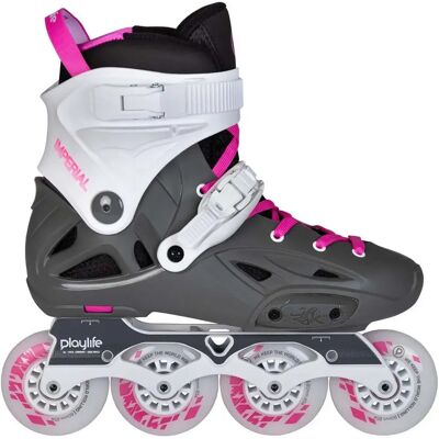 Playlife Patins En Ligne Imperial 80 Grey / White / Pink EU 37-38 Homme,Femme - Publicité Playlife Patins En Ligne Imperial 80 Grey / White / Pink EU 37-38 Homme,Femme - Publicité