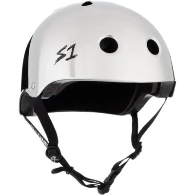 S-one Casque Lifer Silver Mirror Gloss 57.1 cm Homme,Femme - Publicité S-one Casque Lifer Silver Mirror Gloss 57.1 cm Homme,Femme - Publicité