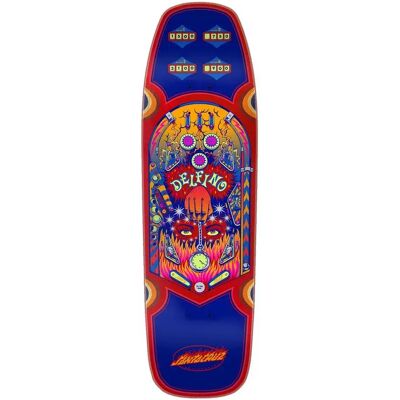 Santa Cruz Planche De Skateboard Delfino Pinball Pro Shaped 9.14in X 31.50in One Size unisex - Publicité Santa Cruz Planche De Skateboard Delfino Pinball Pro Shaped 9.14in X 31.50in One Size unisex - Publicité