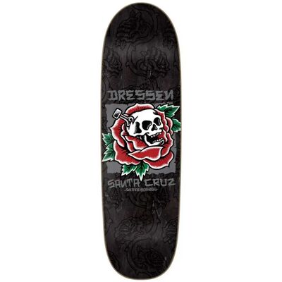 Santa Cruz Planche De Skateboard Dressen Skull Rose Pro Shaped 9.25in X 31.95in One Size unisex - Publicité Santa Cruz Planche De Skateboard Dressen Skull Rose Pro Shaped 9.25in X 31.95in One Size unisex - Publicité