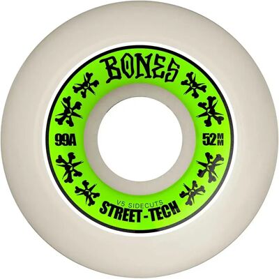 Bones Roues De Skateboard Sidecut V5 Street Tech Formula 52 mm/99A unisex - Publicité Bones Roues De Skateboard Sidecut V5 Street Tech Formula 52 mm/99A unisex - Publicité