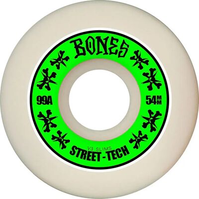 Bones Roues De Skateboard Slims V3 Street Tech Formula 55 mm/103A unisex - Publicité Bones Roues De Skateboard Slims V3 Street Tech Formula 55 mm/103A unisex - Publicité
