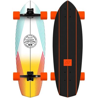 Hydroponic Surfskate Diamond 32´´ Lines White 9.9 Pouces unisex - Publicité Hydroponic Surfskate Diamond 32´´ Lines White 9.9 Pouces unisex - Publicité