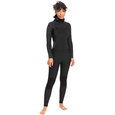 Roxy Combinaison En Néoprène à Manches Longues Avec Capuche Et Fermeture éclair Sur La Poitrine Pour Femme 5/4/3 Mm Swell Series Black 2 Femme - Publicité Roxy Combinaison En Néoprène à Manches Longues Avec Capuche Et Fermeture éclair Sur La Poitrine Pour Femme 5/4/3 Mm Swell Series Black 2 Femme - Publicité