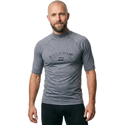 Billabong Rash Guard Manches Courtes Arch Black Heather M Homme - Publicité Billabong Rash Guard Manches Courtes Arch Black Heather M Homme - Publicité