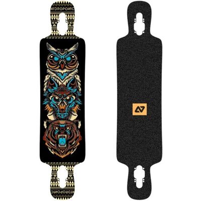 Hydroponic Planche De Longboard Drop Through Dt 3.0 Animals 39x8.75´´ Multicolor One Size unisex - Publicité Hydroponic Planche De Longboard Drop Through Dt 3.0 Animals 39x8.75´´ Multicolor One Size unisex - Publicité