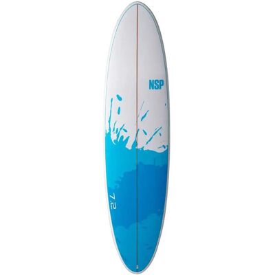 Nsp Planche De Surf E-plus Funboard 7´2´´ Blue 218.44 cm unisex - Publicité Nsp Planche De Surf E-plus Funboard 7´2´´ Blue 218.44 cm unisex - Publicité