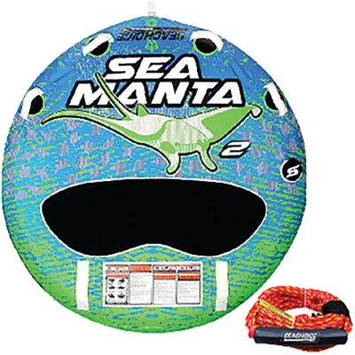 Seachoice Jouet Aquatique Tractable Sea Manta Green 1-2 Places unisex - Publicité Seachoice Jouet Aquatique Tractable Sea Manta Green 1-2 Places unisex - Publicité