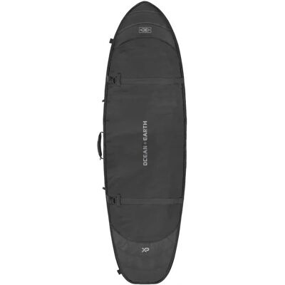Ocean & Earth Housse De Planche De Surf Double Coffin Hypa Fish Shortboard 7´0´´ Black One Size unisex - Publicité Ocean & Earth Housse De Planche De Surf Double Coffin Hypa Fish Shortboard 7´0´´ Black One Size unisex - Publicité