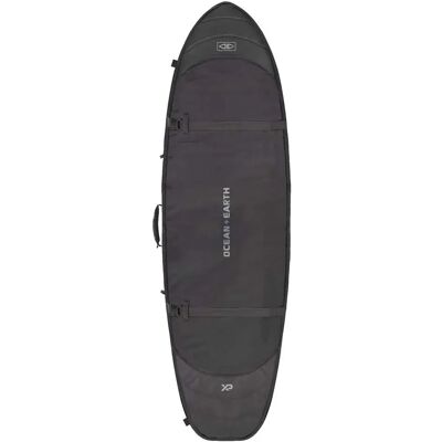 Ocean & Earth Housse De Planche De Surf Quad Coffin Hypa Fish Shortboard 7´6´´ Black One Size unisex - Publicité Ocean & Earth Housse De Planche De Surf Quad Coffin Hypa Fish Shortboard 7´6´´ Black One Size unisex - Publicité