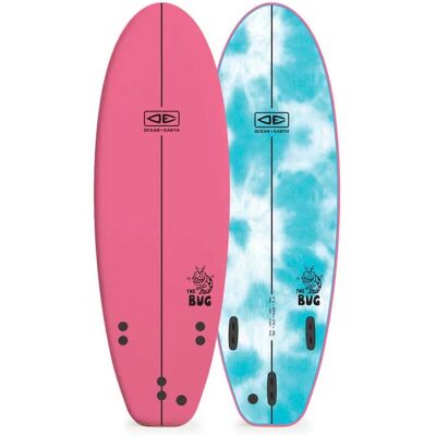 Ocean & Earth Planche De Surf The Bug 5´6´´ Pink 167.6 cm unisex - Publicité Ocean & Earth Planche De Surf The Bug 5´6´´ Pink 167.6 cm unisex - Publicité
