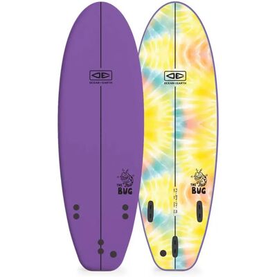 Ocean & Earth Planche De Surf The Bug 5´6´´ Purple 167.6 cm unisex - Publicité Ocean & Earth Planche De Surf The Bug 5´6´´ Purple 167.6 cm unisex - Publicité