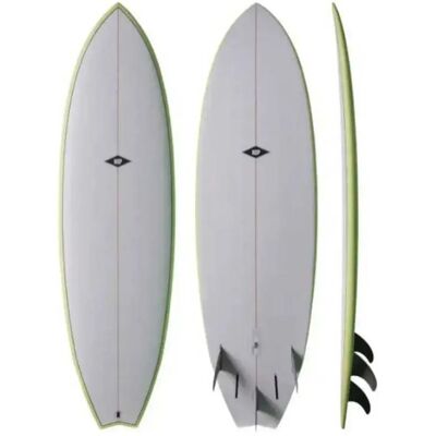 Nsp Planche De Surf Elements Fish 7´2´´ White 218.4 cm unisex - Publicité Nsp Planche De Surf Elements Fish 7´2´´ White 218.4 cm unisex - Publicité