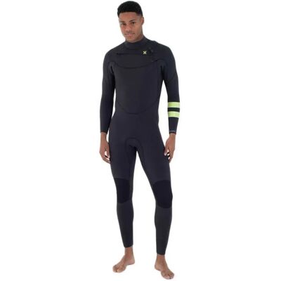 Hurley Combinaison En Néoprène à Manches Longues Avec Fermeture éclair Sur La Poitrine Plus 4/3 Mm Fs Black / Lemon MS Homme - Publicité Hurley Combinaison En Néoprène à Manches Longues Avec Fermeture éclair Sur La Poitrine Plus 4/3 Mm Fs Black / Lemon MS Homme - Publicité