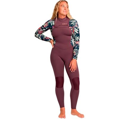 Roxy Combinaison En Néoprène à Manches Longues Et Fermeture éclair Sur La Poitrine Pour Femme Swell 4/3 Mm Black Multi XS Femme - Publicité Roxy Combinaison En Néoprène à Manches Longues Et Fermeture éclair Sur La Poitrine Pour Femme Swell 4/3 Mm Black Multi XS Femme - Publicité