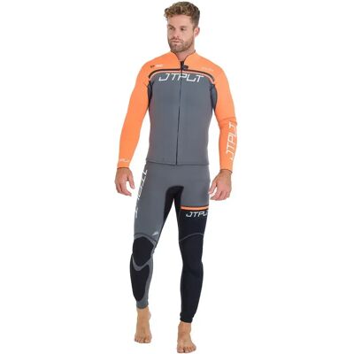 Jetpilot Combinaison En Néoprène à Manches Longues Rx Vault Race John+jacket 2 Mm Charcoal / Orange S Homme - Publicité Jetpilot Combinaison En Néoprène à Manches Longues Rx Vault Race John+jacket 2 Mm Charcoal / Orange S Homme - Publicité