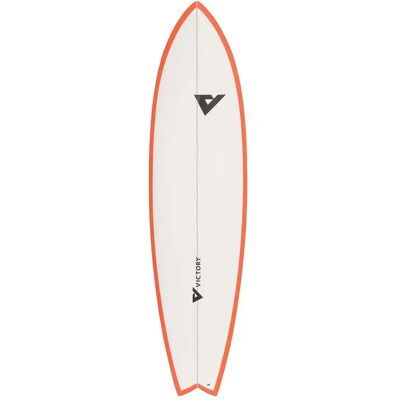 Victory Planche De Surf Long Fish Epoxy 7´2 Matt Orange 218.44 cm unisex - Publicité Victory Planche De Surf Long Fish Epoxy 7´2 Matt Orange 218.44 cm unisex - Publicité
