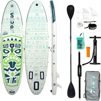 Funwater Ensemble De Paddle Surf Gonflable Supfw05d Green One Size unisex - Publicité Funwater Ensemble De Paddle Surf Gonflable Supfw05d Green One Size unisex - Publicité