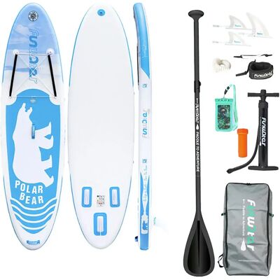 Funwater Ensemble De Paddle Surf Gonflable Supfw07a Blue One Size unisex - Publicité Funwater Ensemble De Paddle Surf Gonflable Supfw07a Blue One Size unisex - Publicité