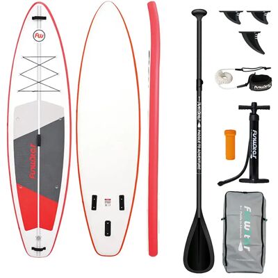 Funwater Ensemble De Paddle Surf Gonflable Supfw69c Red / White One Size unisex - Publicité Funwater Ensemble De Paddle Surf Gonflable Supfw69c Red / White One Size unisex - Publicité