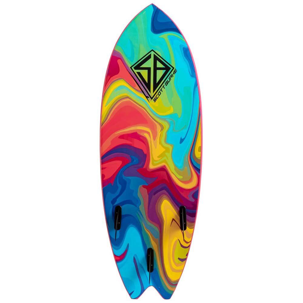 Cbc Scott Burke Fish 5´2´´ Surfboard Multicolore 157.5 cm Multicolore 157.5 cm unisex