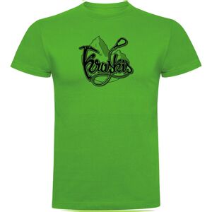 Kruskis Logo Climb Short Sleeve T-shirt Vert 2XL Homme - Publicité