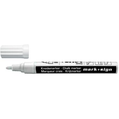 Marqueur à craie blanc Lyra - Pointe 2-4mm - Publicité Marqueur à craie blanc Lyra - Pointe 2-4mm - Publicité