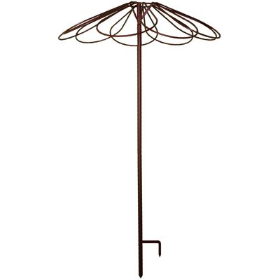 Louis Moulin Tuteur parapluie 9 pétales fer vieilli - 100x250 cm - Acier époxy - Publicité Louis Moulin Tuteur parapluie 9 pétales fer vieilli - 100x250 cm - Acier époxy - Publicité