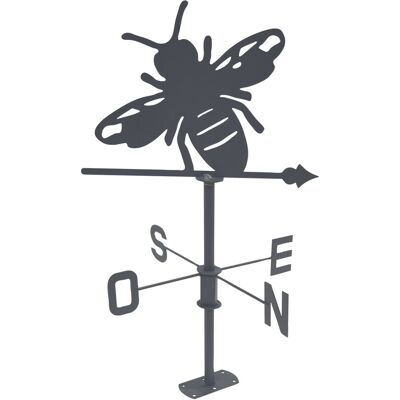 Louis Moulin Girouette Abeille - 45x74 cm - anthracite - Publicité Louis Moulin Girouette Abeille - 45x74 cm - anthracite - Publicité