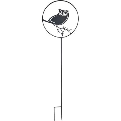 Louis Moulin Déco de jardin à piquer en forme de hibou - 35x122,5cm - anthracite - Publicité Louis Moulin Déco de jardin à piquer en forme de hibou - 35x122,5cm - anthracite - Publicité