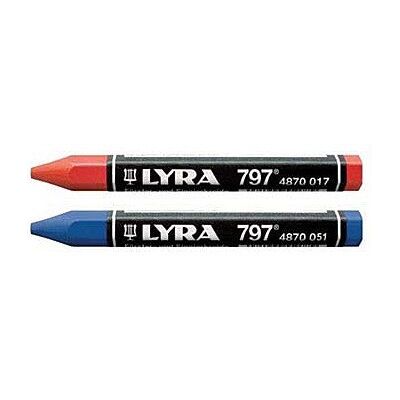 LYRA Boîte de 12 craies bleues - Publicité LYRA Boîte de 12 craies bleues - Publicité