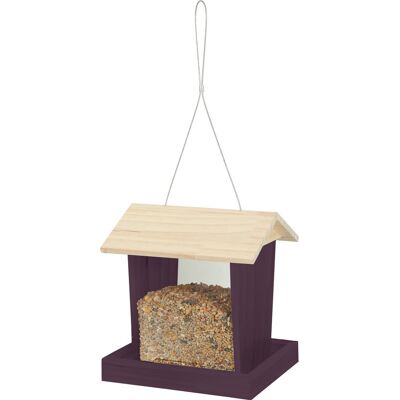 Mangeoire oiseaux du jardin bois flora 3 200x219x236mm cerise Zolux - Publicité Mangeoire oiseaux du jardin bois flora 3 200x219x236mm cerise Zolux - Publicité