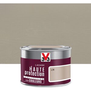Lasure V33 HP LES COULEURS 8 ans lin satiné 0.125 L - Publicité Lasure V33 HP LES COULEURS 8 ans lin satiné 0.125 L - Publicité