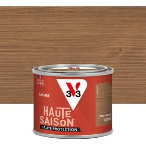 Lasure V33 Haute saison 8 ans chêne moyen satiné 0.125 l - Publicité Lasure V33 Haute saison 8 ans chêne moyen satiné 0.125 l - Publicité