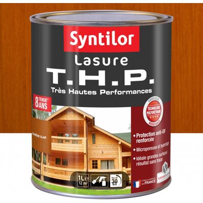 Syntilor - Teinture bois - Résistante UV, 8 ans protection, 1L - Publicité Syntilor - Teinture bois - Résistante UV, 8 ans protection, 1L - Publicité