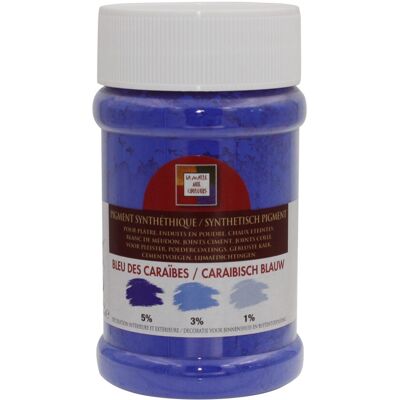 Richard Modèle 250ml - Poudre de Pigment Bleu Caraïbes - Publicité Richard Modèle 250ml - Poudre de Pigment Bleu Caraïbes - Publicité