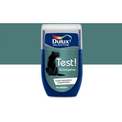 DULUX VALENTINE - Eucalyptus - Satiné - testeur de peinture - Publicité DULUX VALENTINE - Eucalyptus - Satiné - testeur de peinture - Publicité