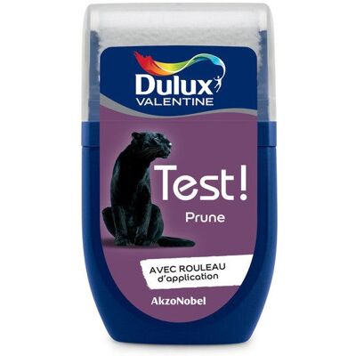 DULUX VALENTINE Testeur peinture prune satiné Crème de couleur 30 ml - Publicité DULUX VALENTINE Testeur peinture prune satiné Crème de couleur 30 ml - Publicité