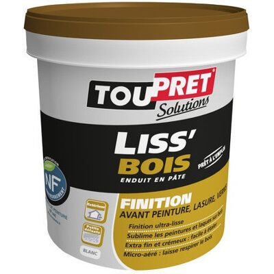 Toupret Liss Bois 1,25L - Revêtement Mur - Publicité Toupret Liss Bois 1,25L - Revêtement Mur - Publicité