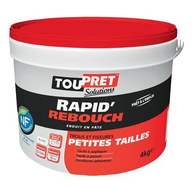 Filler Toupret 4 Kg - Mur/Plafond Intérieur - Prêt à l'Usage - Publicité Filler Toupret 4 Kg - Mur/Plafond Intérieur - Prêt à l'Usage - Publicité