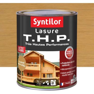 Syntilor Teinte Satinée Chêne Naturel - Protection du Bois - Publicité Syntilor Teinte Satinée Chêne Naturel - Protection du Bois - Publicité