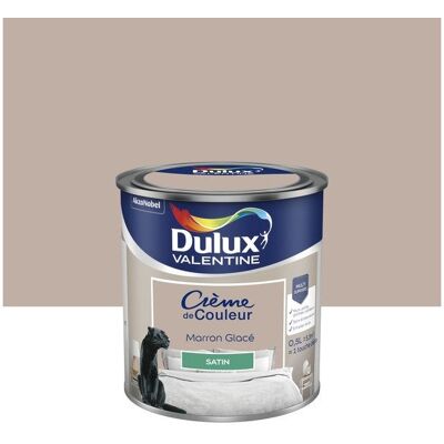 Peinture Satin Marron Glacé Dulux Valentine - Intérieur - Publicité Peinture Satin Marron Glacé Dulux Valentine - Intérieur - Publicité