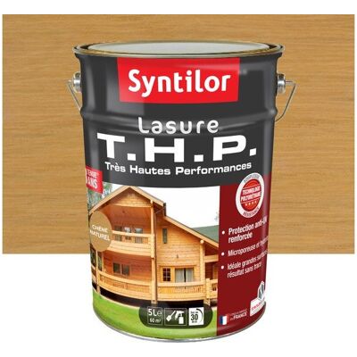 Syntilor - Teint satinée chêne naturel 8 ans 5L - Teinture pour bois - Publicité Syntilor - Teint satinée chêne naturel 8 ans 5L - Teinture pour bois - Publicité
