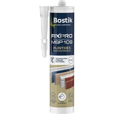 Colle joint int/ext polymere bostik fixpro msp109 plinthes tt mat 290 - Publicité Colle joint int/ext polymere bostik fixpro msp109 plinthes tt mat 290 - Publicité