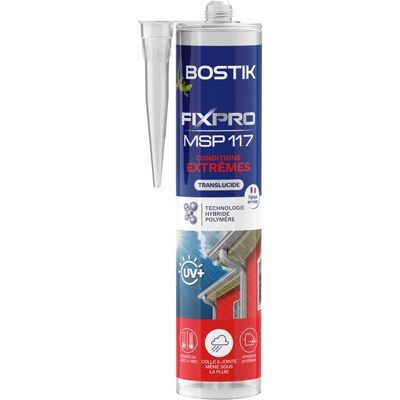 Colle joint int/ext polymere bostik fixpro msp117 cond.extrem tr 290ml - Publicité Colle joint int/ext polymere bostik fixpro msp117 cond.extrem tr 290ml - Publicité