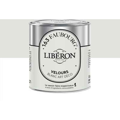 LIBERON Peinture blanc art déco mur, plafond et boiserie LIBÉRON velours 0.5 l - Publicité LIBERON Peinture blanc art déco mur, plafond et boiserie LIBÉRON velours 0.5 l - Publicité